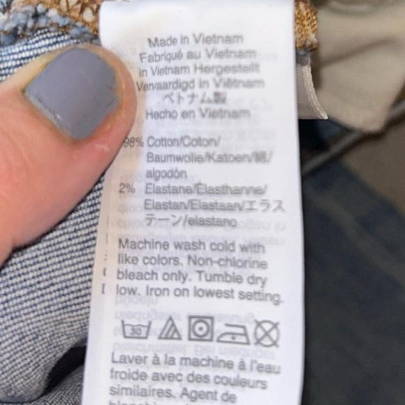 Madewell The High-Rise Slim Crop Boyjean: Knee-Rip Edition size 25 - Picture 9 of 9